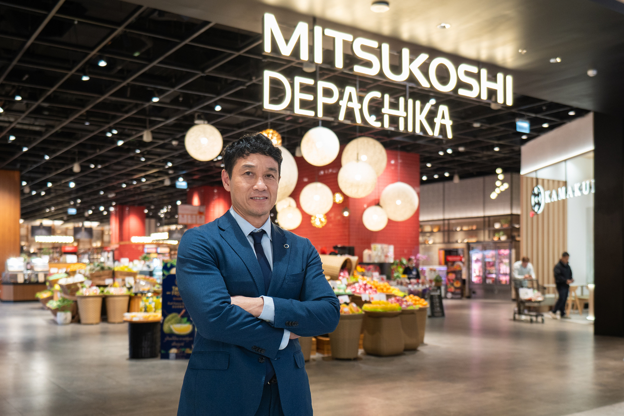 Mr. Ono Masato, Store General Manager of MITSUKOSHI DEPACHIKA.